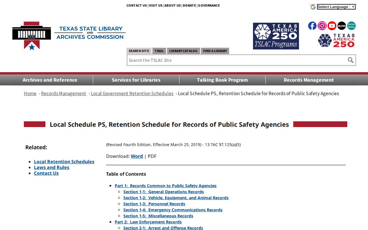 Kent County 72-hour release record retention source
